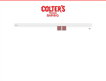 Tablet Screenshot of coltersbbq.com